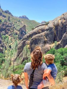 Pinnacles National Park woman with Kids