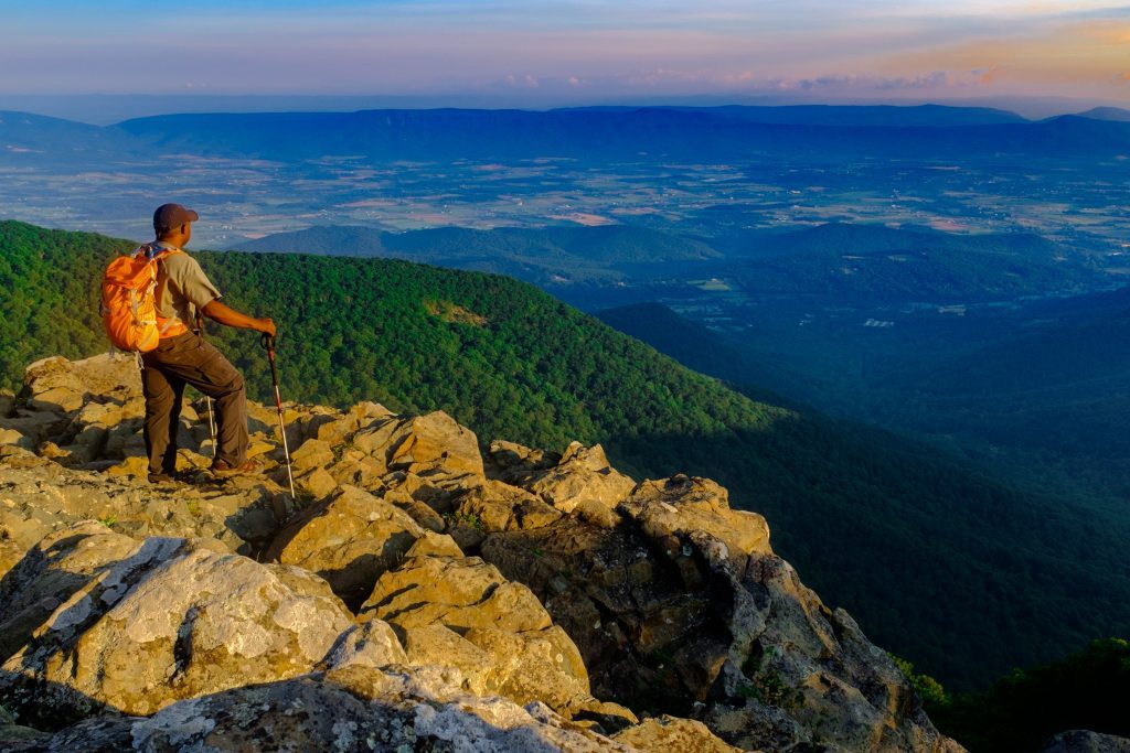 summit over shenandoah national park