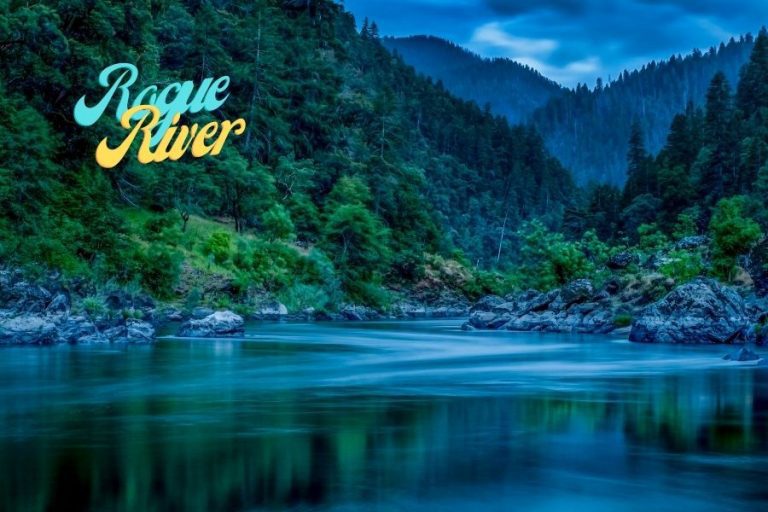 Rogue River, Oregon at night