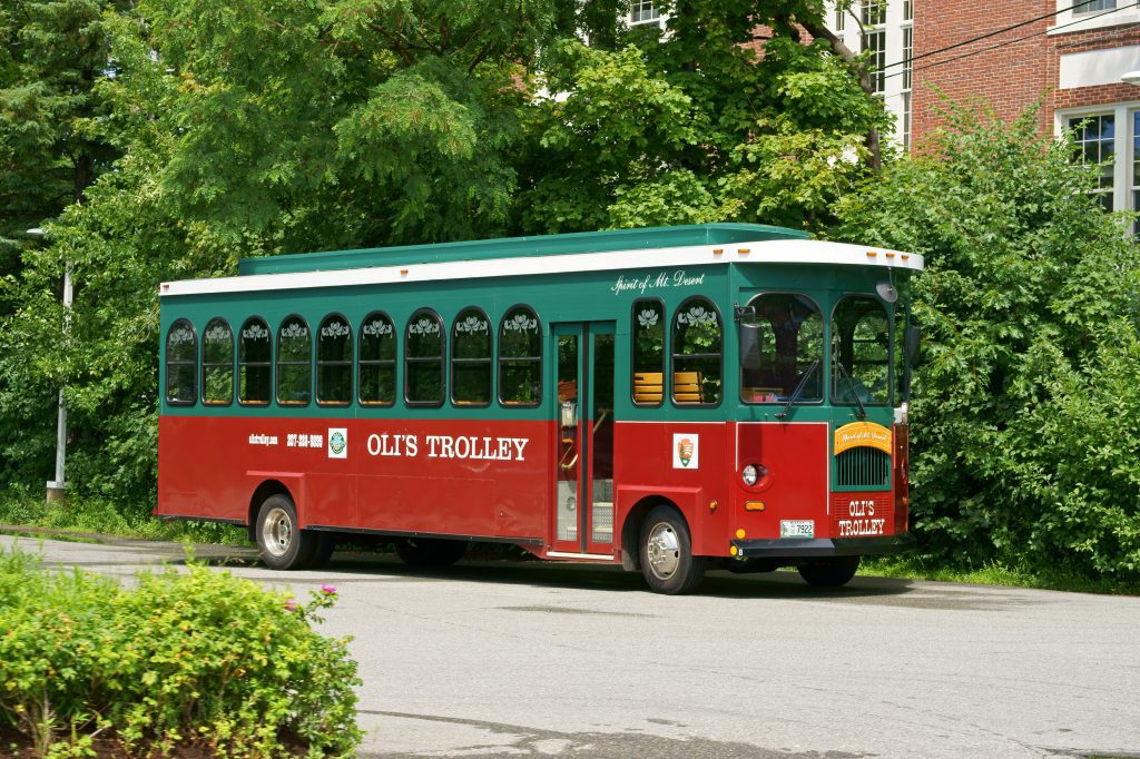 explorer bus in acadia