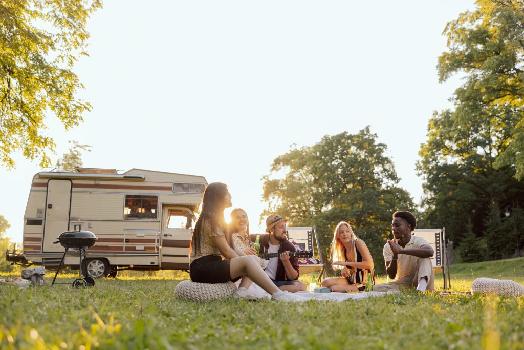 rv campsite at black bear music fest