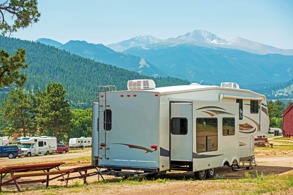 rv campgrounds at the telluride bluegrass festival