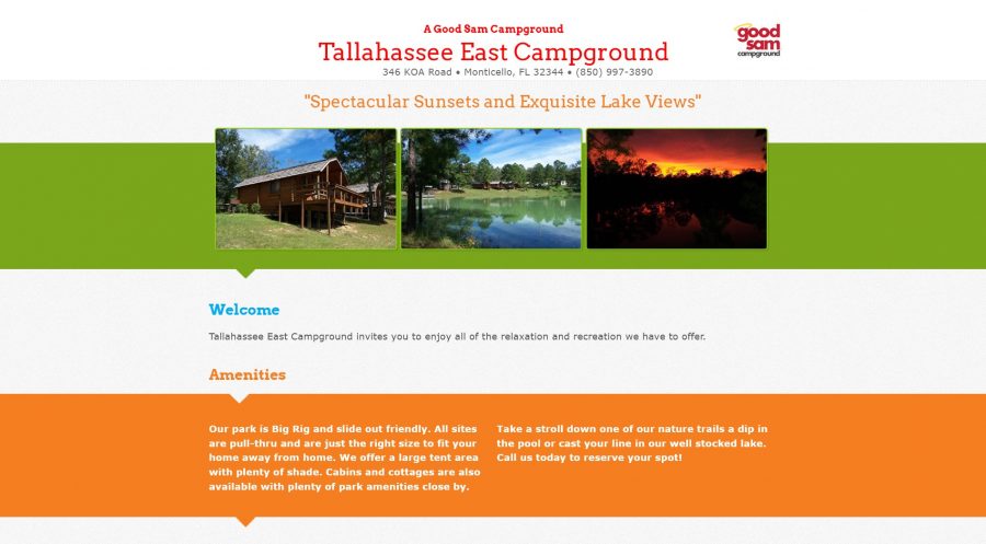 Tallahassee East Campground Homepage