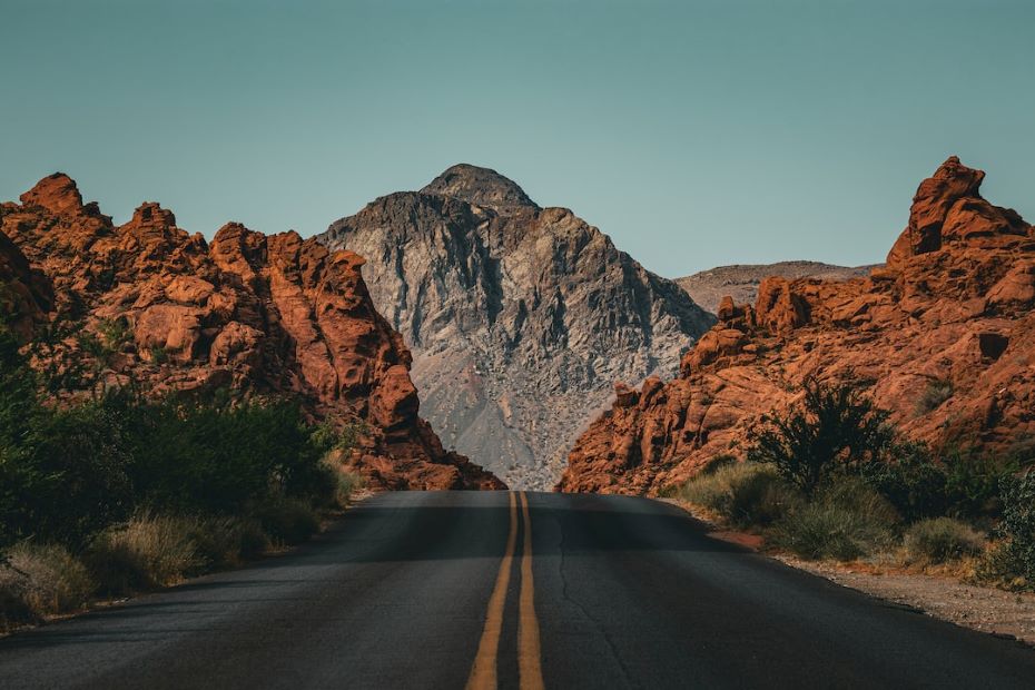 Valley of fire State Park road